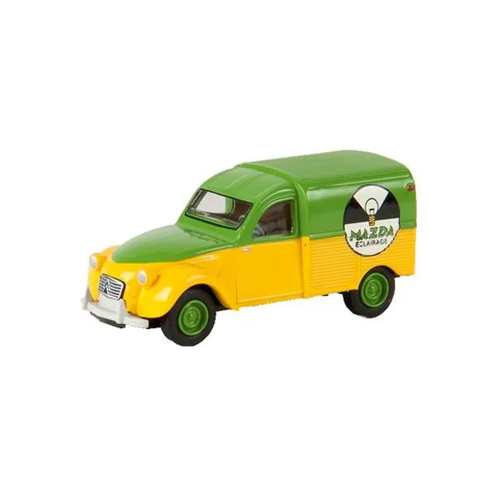 Voiture Renault 4 fourgonnette de 1961 livré AZU MAZDA - HO 1/87 ème