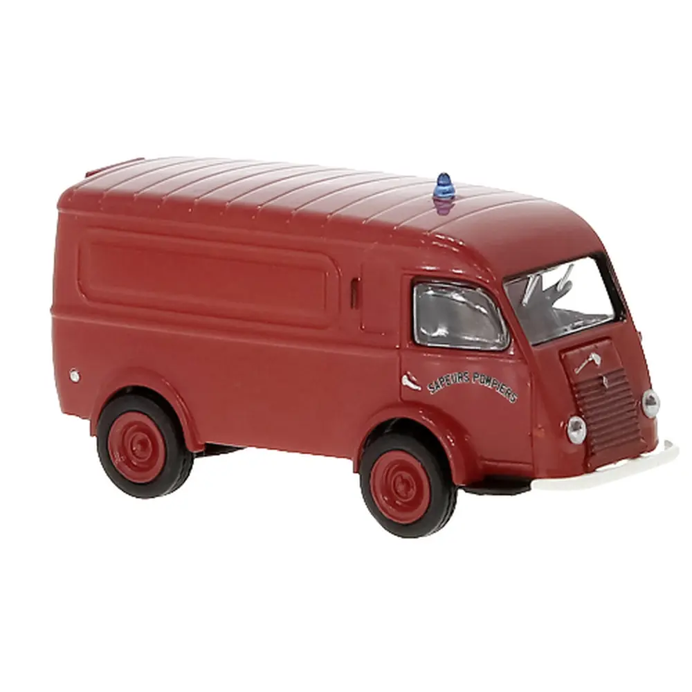 Véhicule Renault Goélette rouge "Sapeur Pompier" BREKINA 14674 - HO 1/87