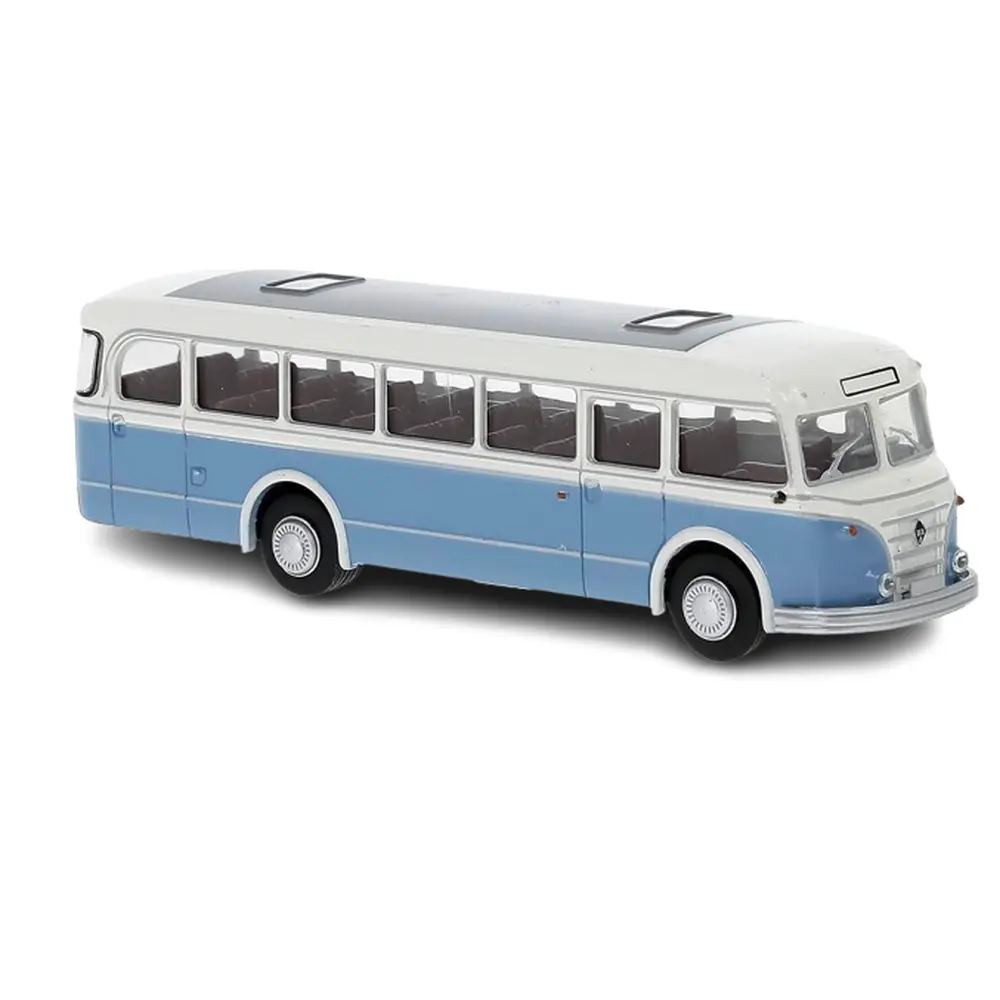 Bus IFA H6B Blanc et bleu ciel BREKINA 59853 - HO 1/87 - Bus rétro