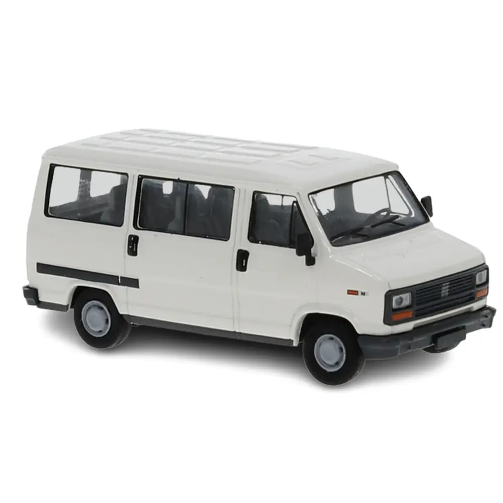 Minibus Fiat Ducato I blanc BREKINA 34900 - HO 1/87 - Bus