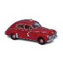 Voiture Peugeot 203 berline "pompiers 18" rouge - Brekina 92991 - HO 1/87