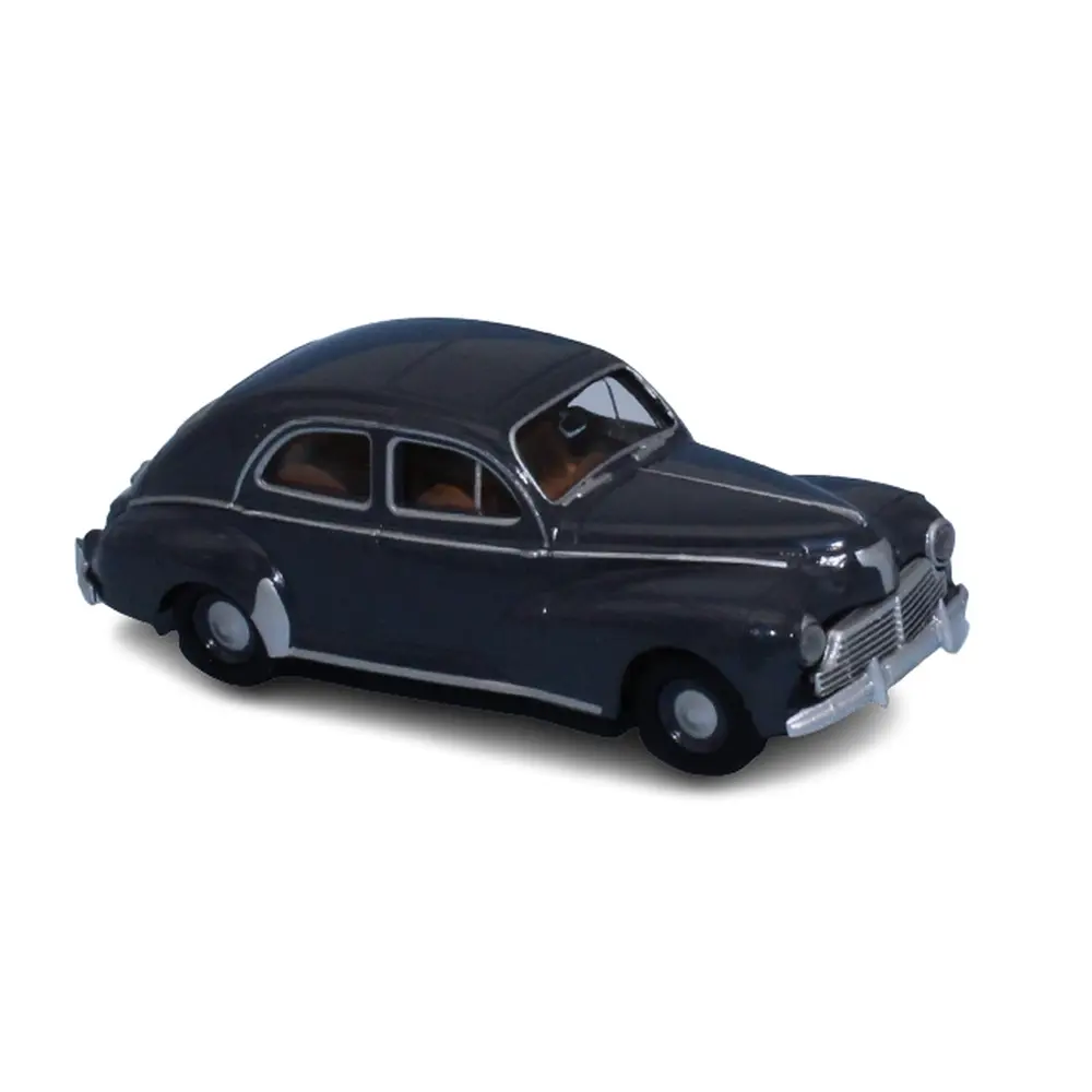 Voiture Peugeot 203 - berline gris anthracite - Brekina 92981 - HO 1/87