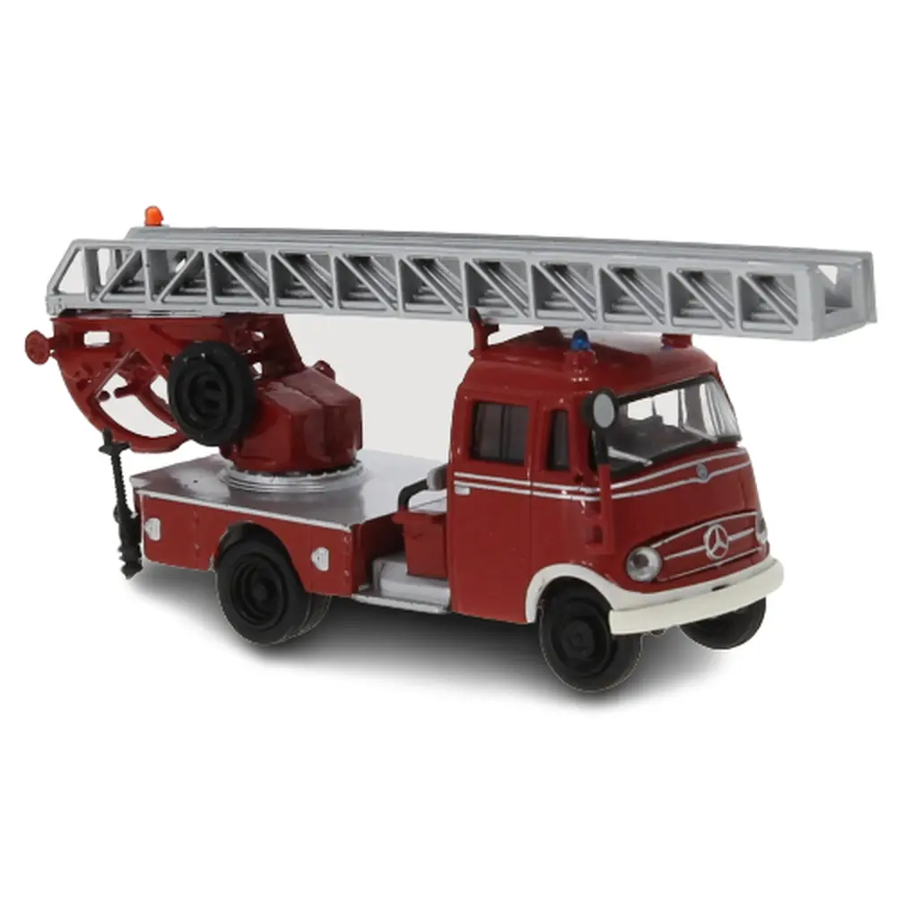 Camion Mercedes L 319 DL 18 des pompiers, rouge et blanc, BREKINA 36076 HO 1/87