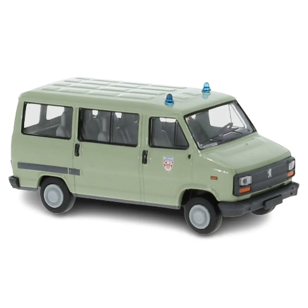 Véhicule Peugeot J5 Minibus CRS SAI 7165 BREKINA 34913 - HO 1/87-