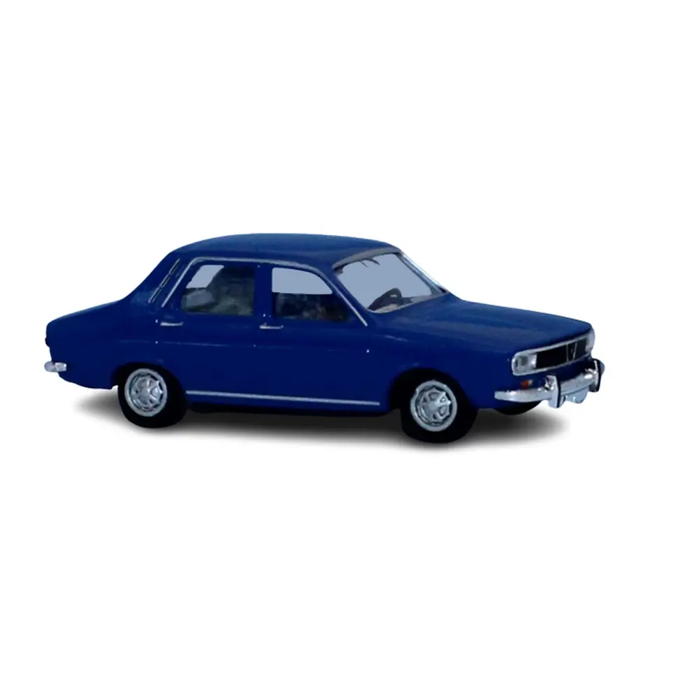 Voiture Renault 12 TL livrée bleue - SAI 2222 BREKINA 14519 - HO : 1/87