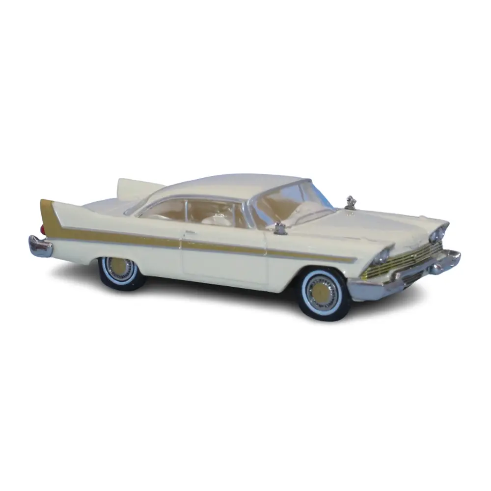 Voiture Plymouth Fury - beige et doré - BREKINA 19677 - HO : 1/87