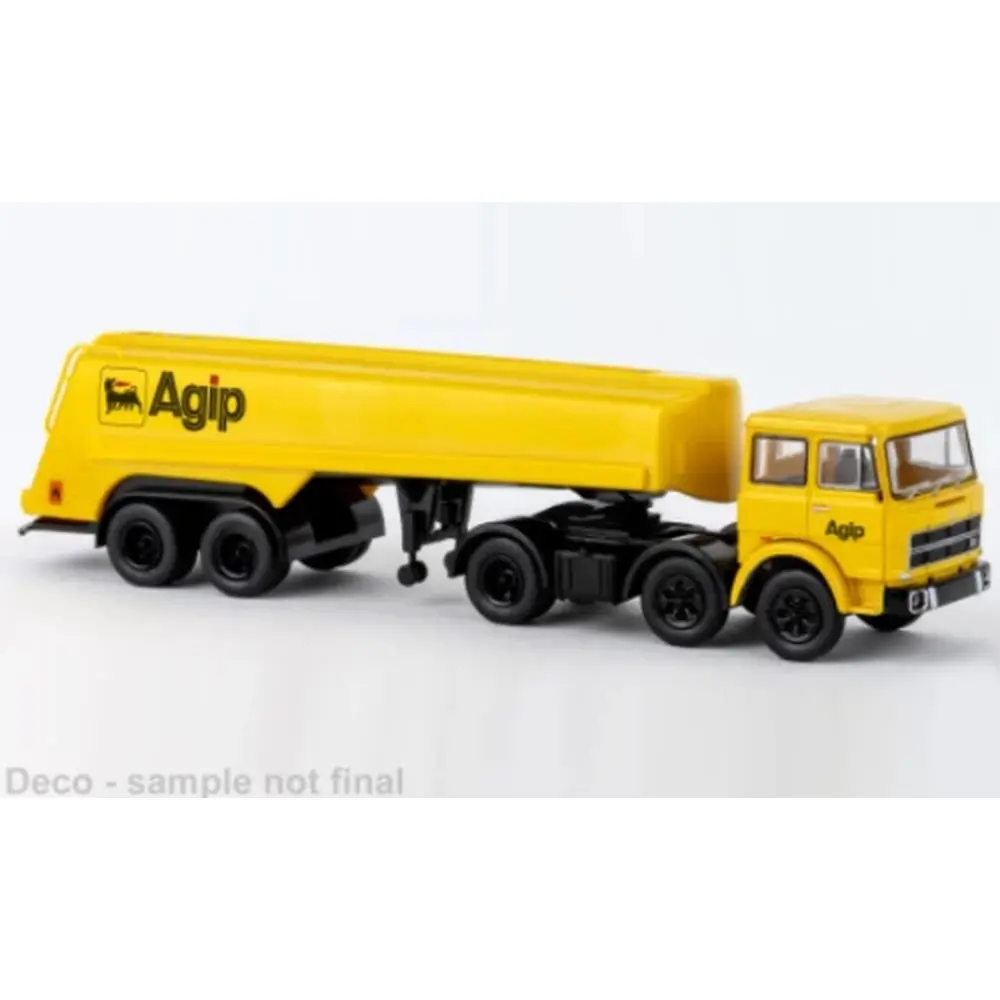 Semi-remorque citerne Fiat 691 T Agip - Brekina 58584 - HO 1/87