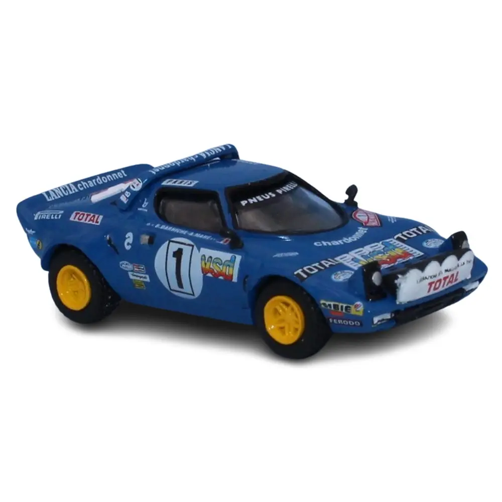 Lancia Stratos HF, No.1, Rallye Monte Carlo 1980 ( Bernard Darniche - Alain Mahé ) - Brekina 29658 - HO 1/87