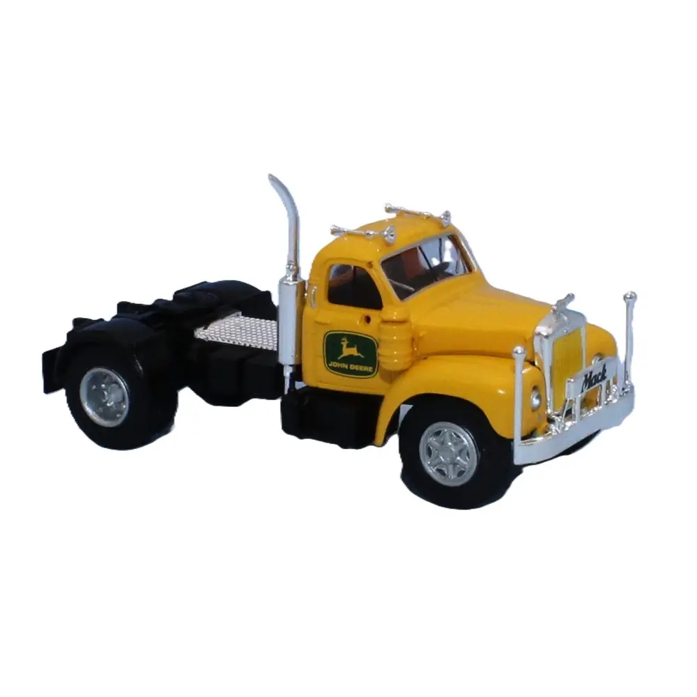 Camion Tracteur Mack B 61, jaune "John Deere", 1953 - Brekina 85978 - HO 1/87