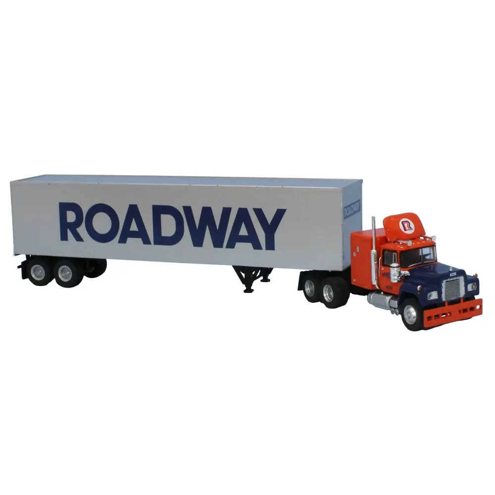 Mack RS 700, camion semi-remorque - Brekina 85813 -  HO 1/87