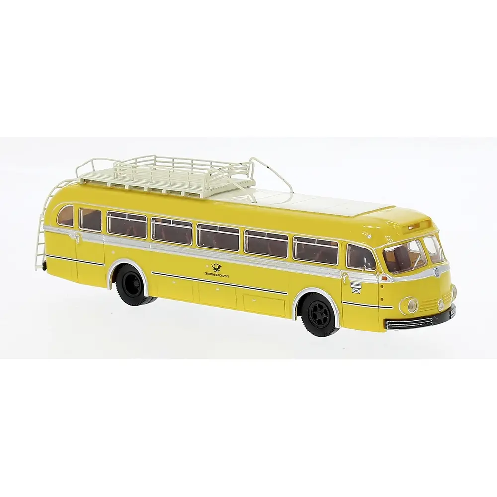 Bus Mercedes Benz O6600H de la Deutsche Bundespost - Brekina 50517 - HO 1/87