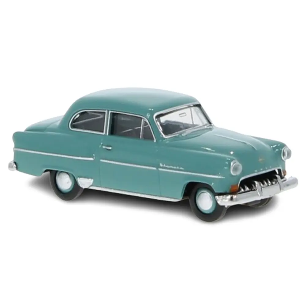 Opel Olympia Rekord, turquoise, 1954 - Brekina 20240 - HO 1/87
