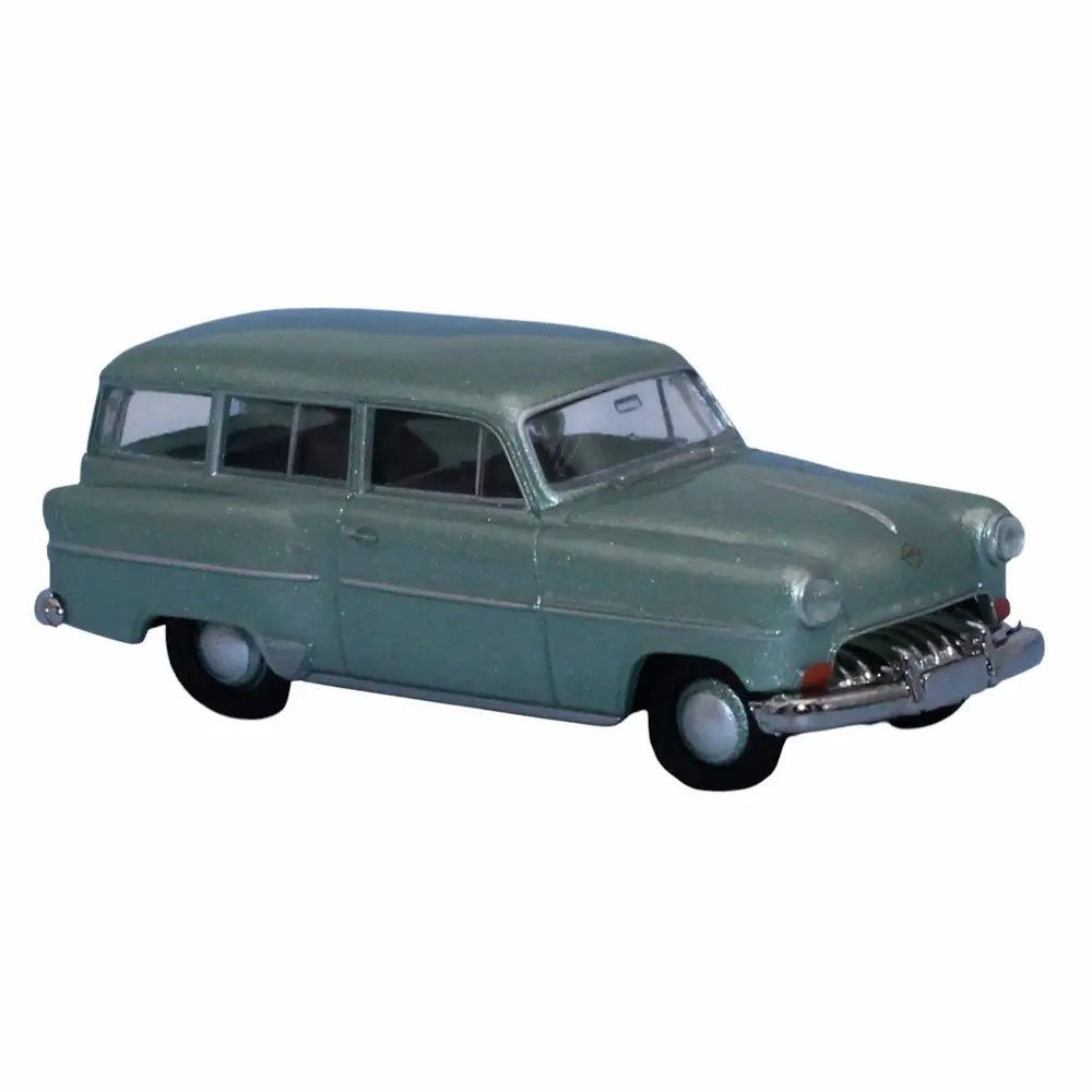 Opel Olympia Rekord Caravan, vert clair, 1954 - Brekina 20248 - HO 1/87