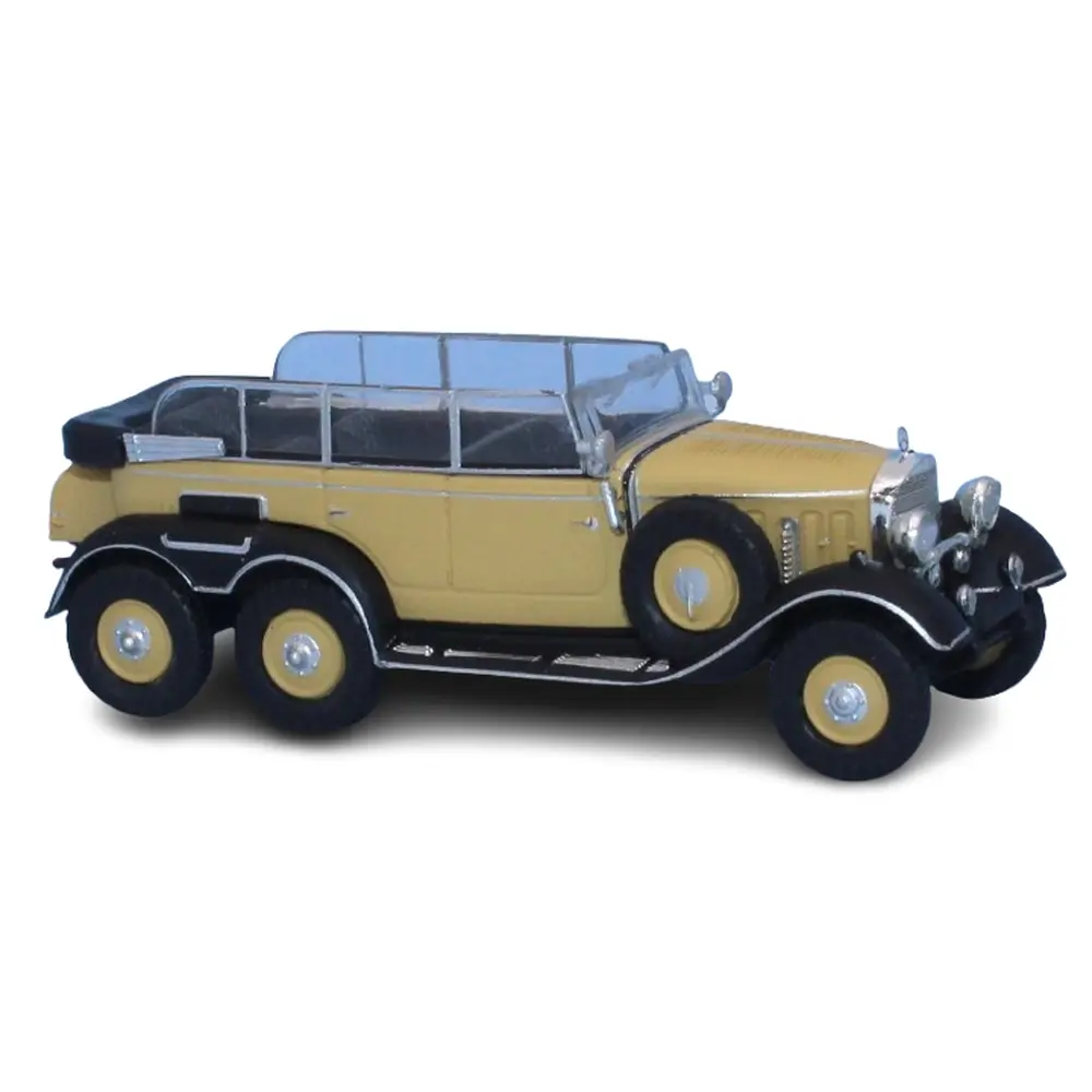 Mercedes Benz G4 cabriolet 1938 - Beige & noir - Brekina 21075 - HO 1/87