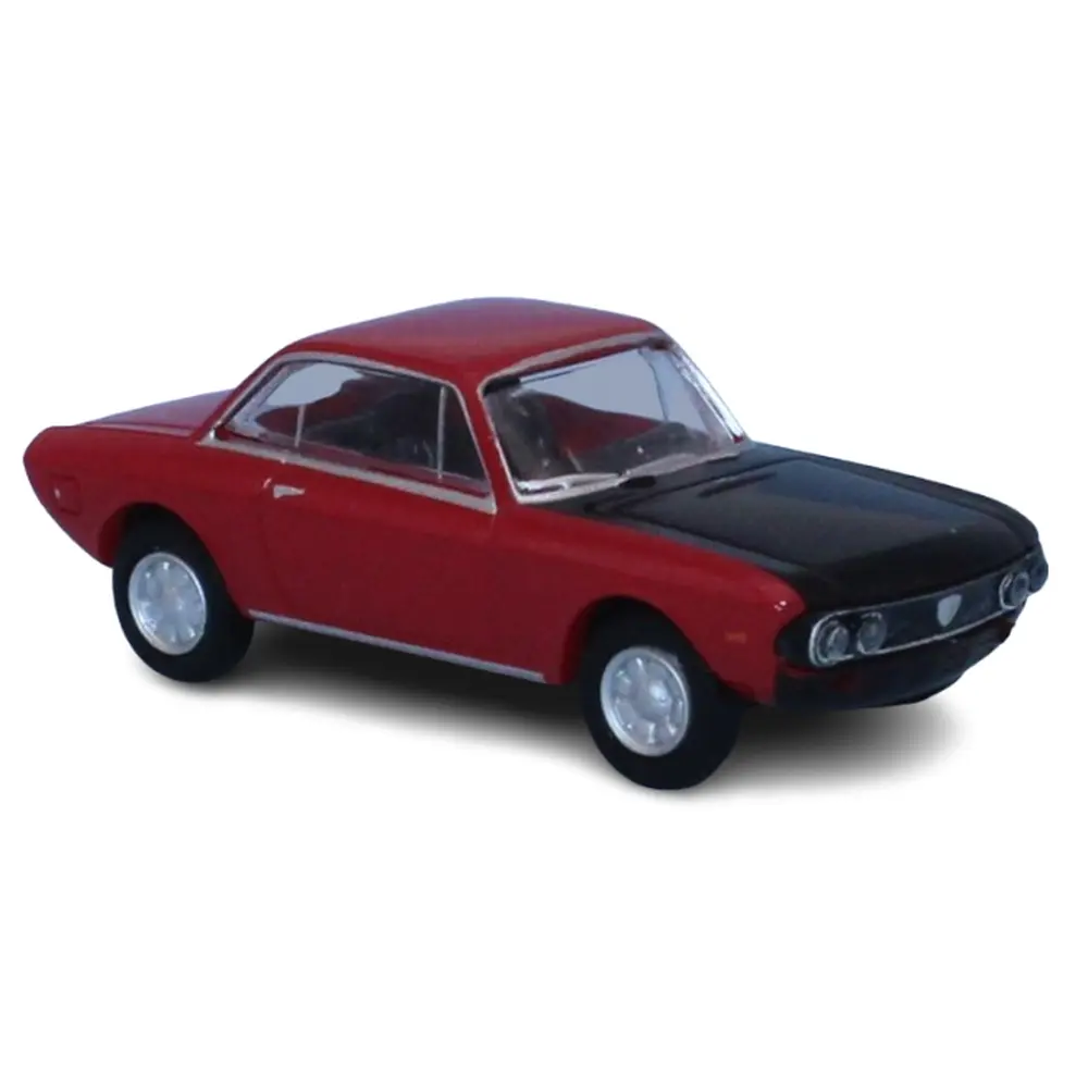 Lancia Fulvia coupé HF 1970 - Rouge & noir - Brekina 29630 - HO 1/87