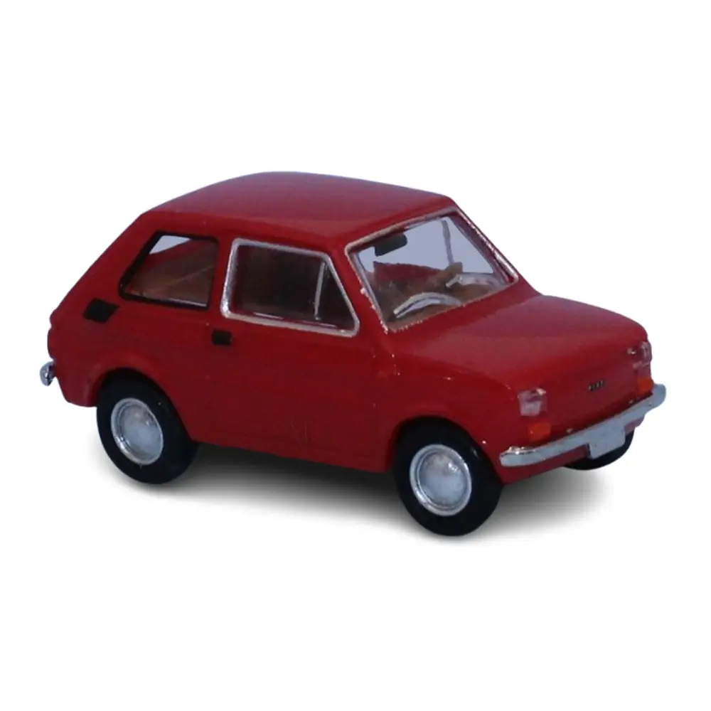 Fiat 126, rouge, 1972 - Brekina 22351 - HO 1/87