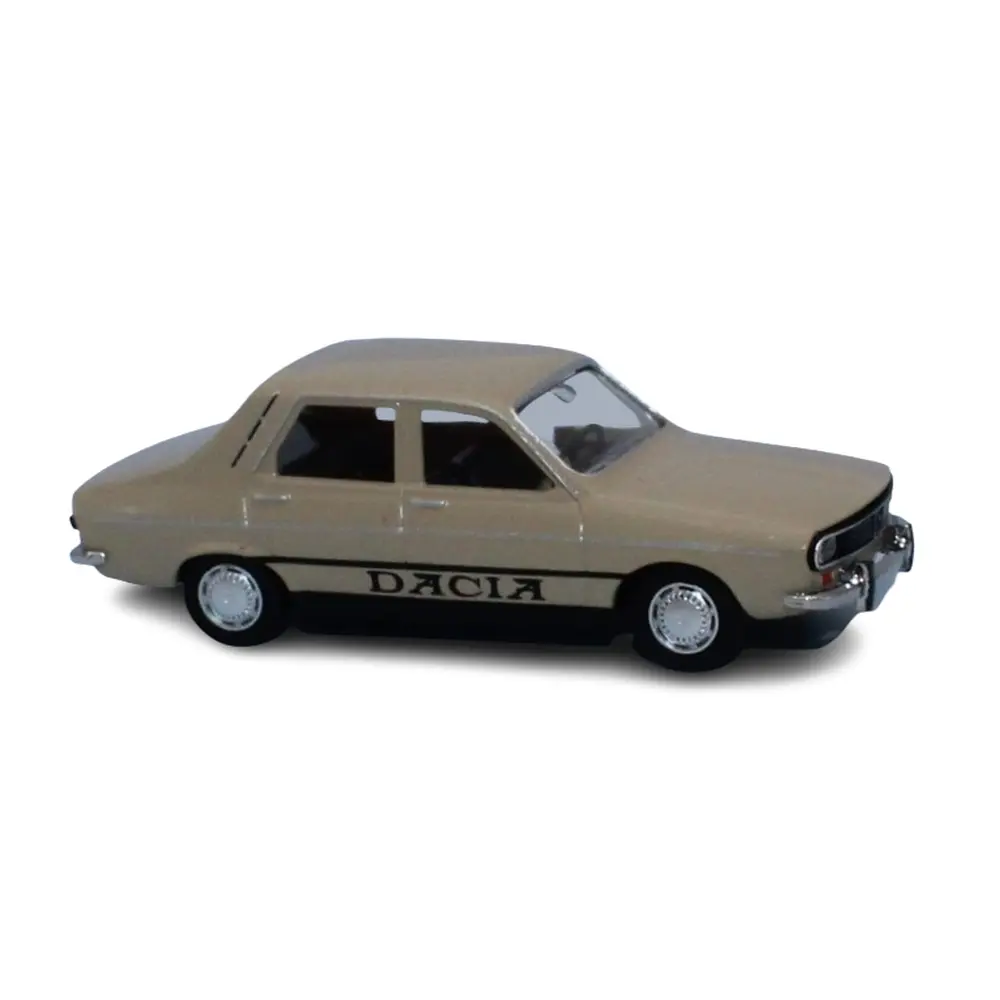 Dacia 1300, gris beige, 1970 - Brekina 14515 - HO 1/87
