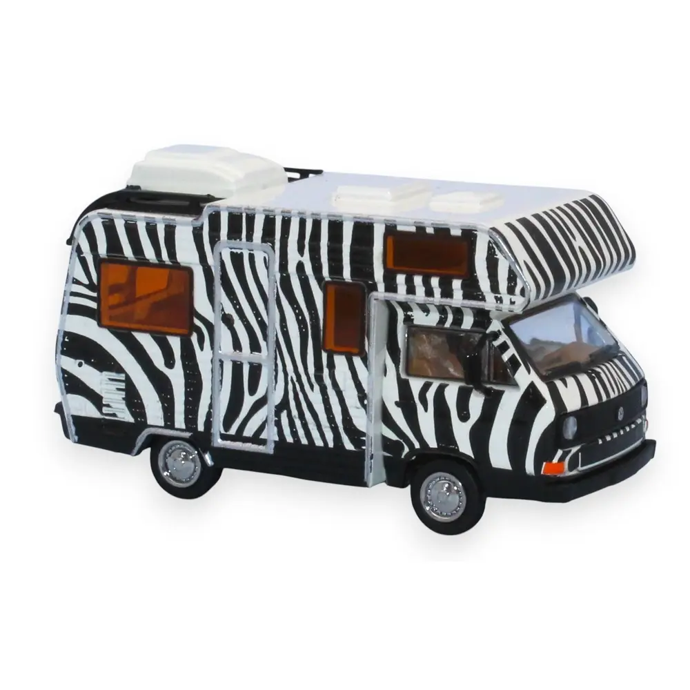 VW T3 Gipsy camping car, "safari", 1983 - Brekina 33978 - HO 1/87