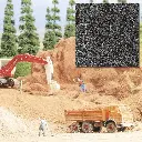 Sable de quartz gris foncé - BU7524