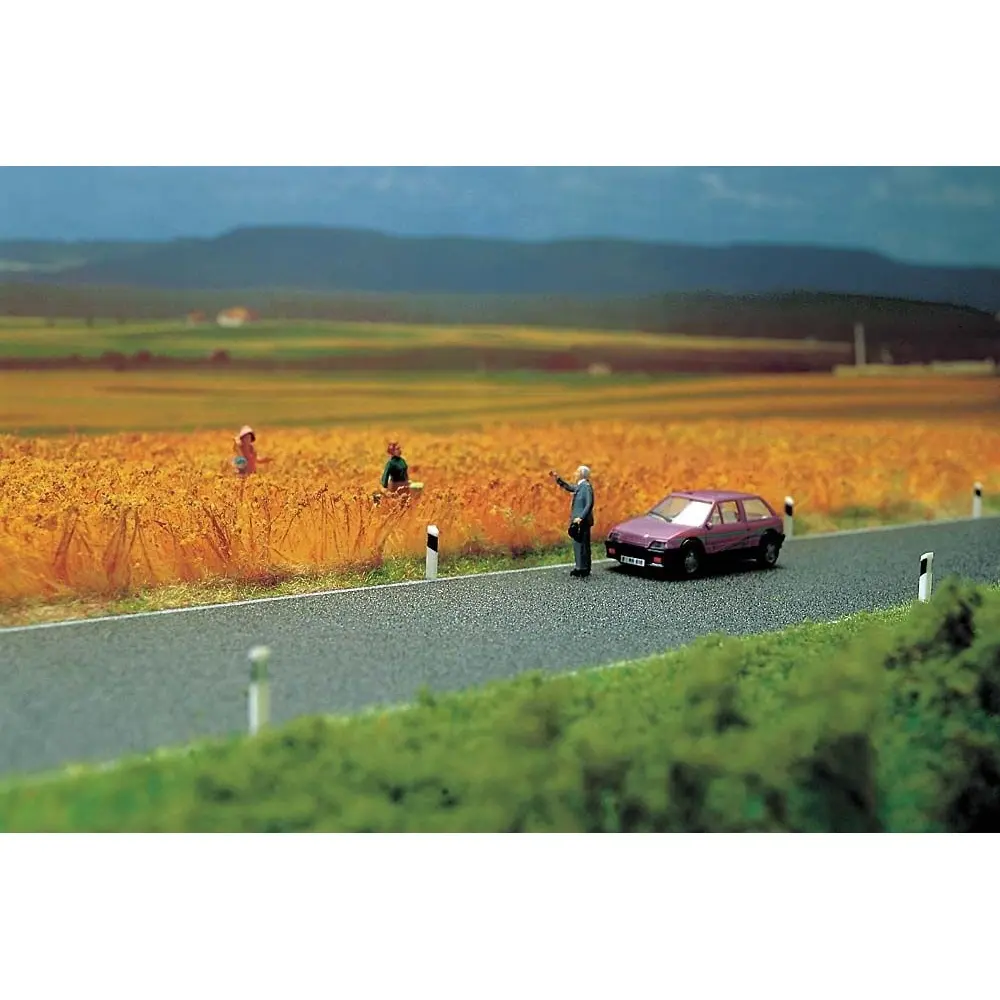 Route de campagne sans marquage - Busch 6034 - HO 1/87