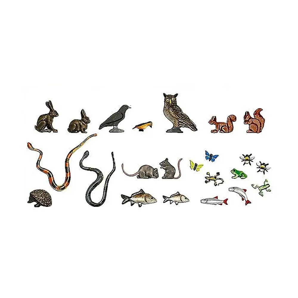 Pack de Petits Animaux - A Peindre - Busch 1153 - HO : 1/87