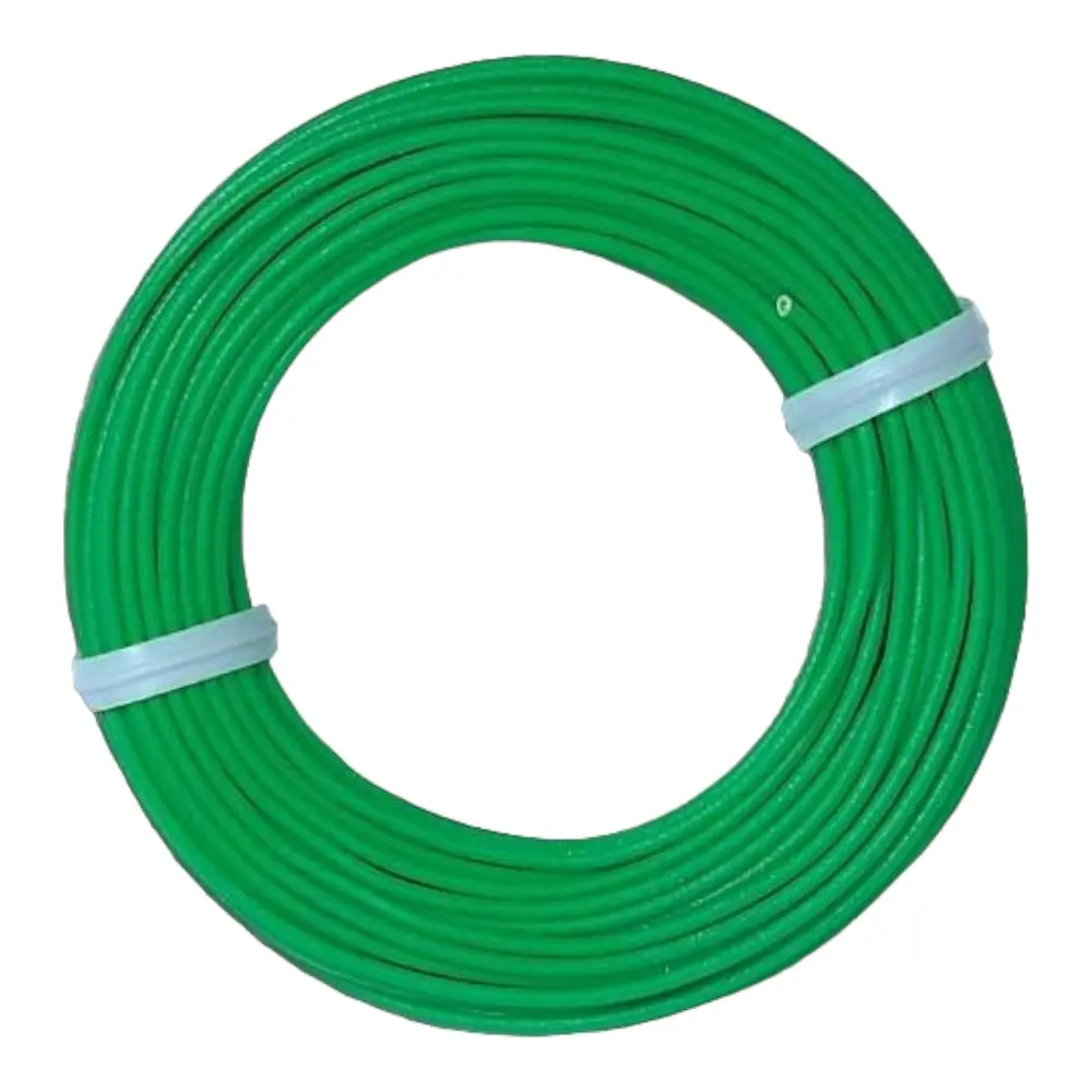 Câble Vert - Busch 1792 - Échelle universelle - longueur 10 mètres - section 0,14 mm²