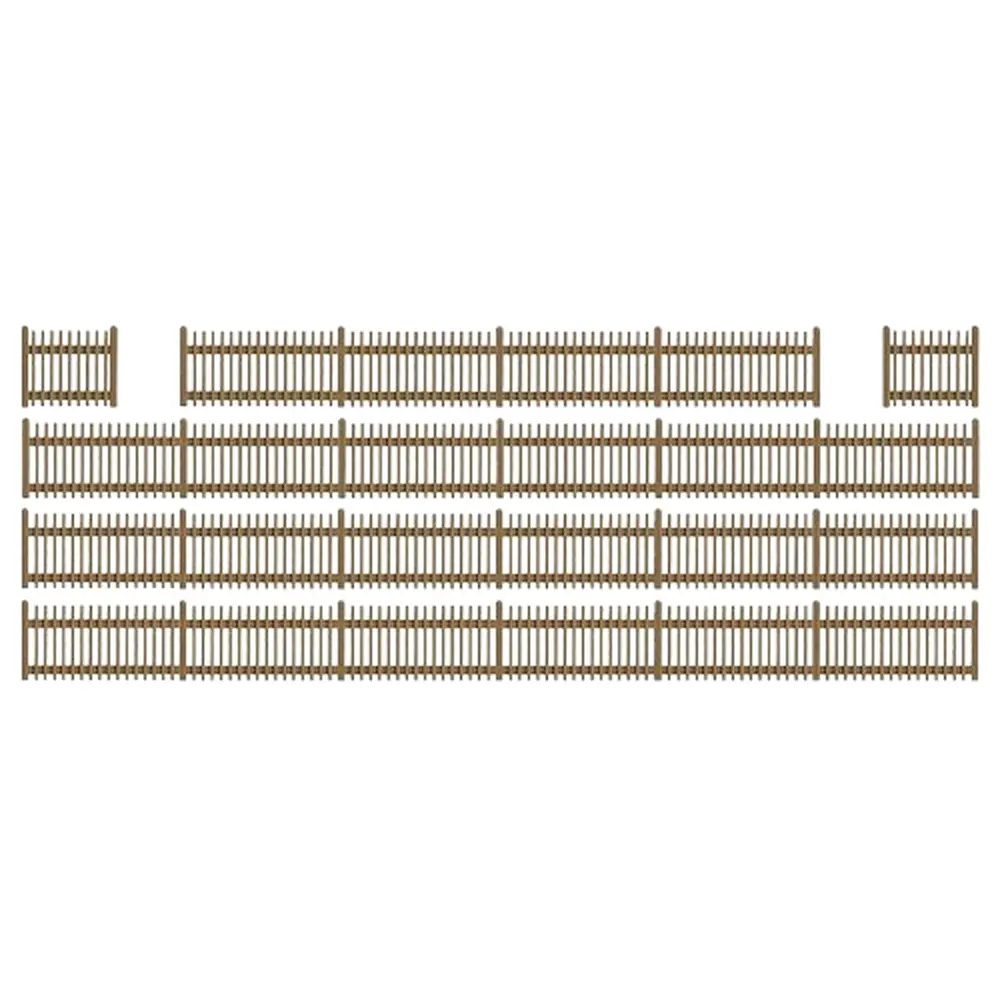 Clôtures en bois 120cm - Busch 6007 - HO 1/87