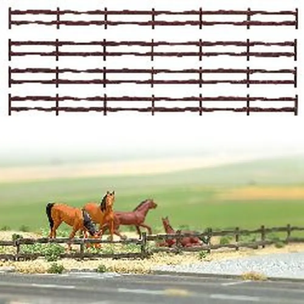 Clôture bois - Busch 6008 - HO 1/87