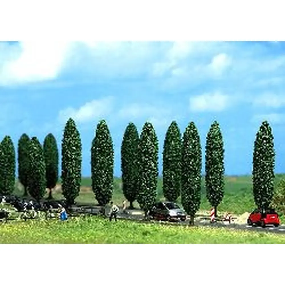 10 peupliers - Busch 6229 - HO 1/87