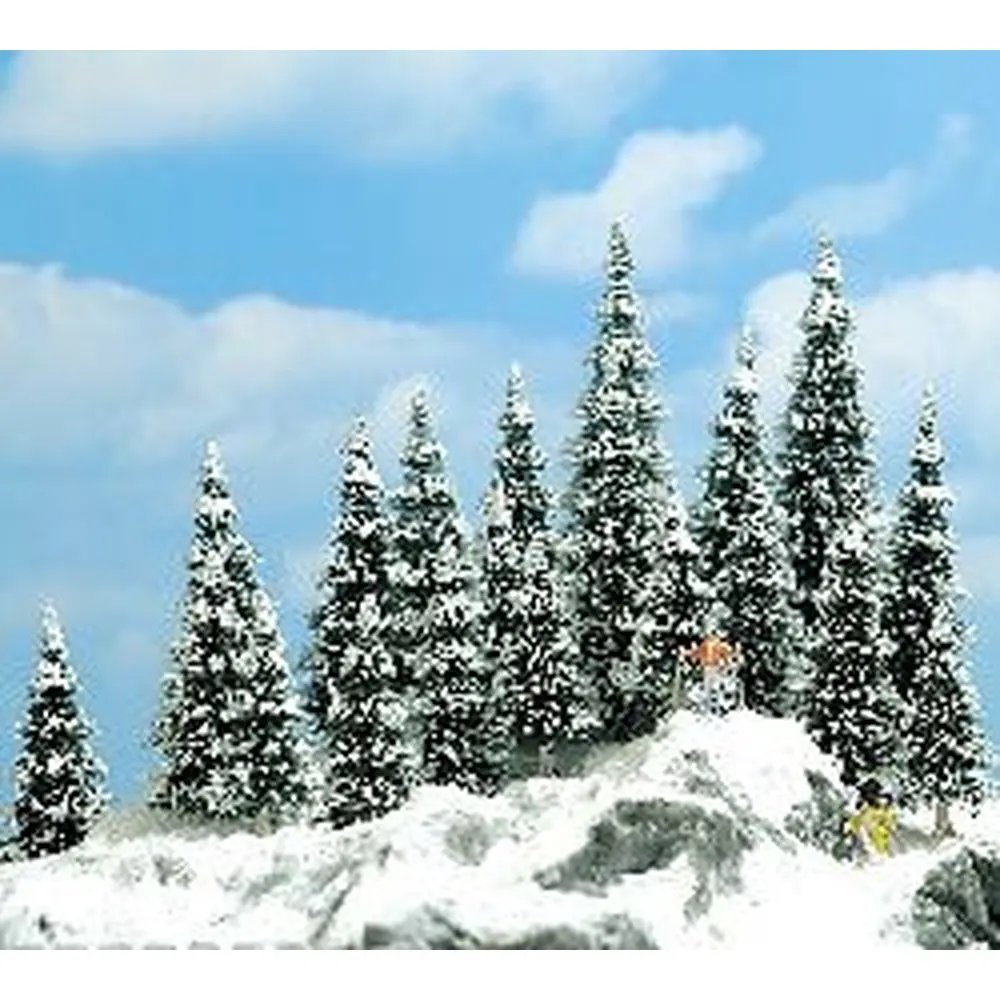 20 sapins enneigés, 6-13.5 cm