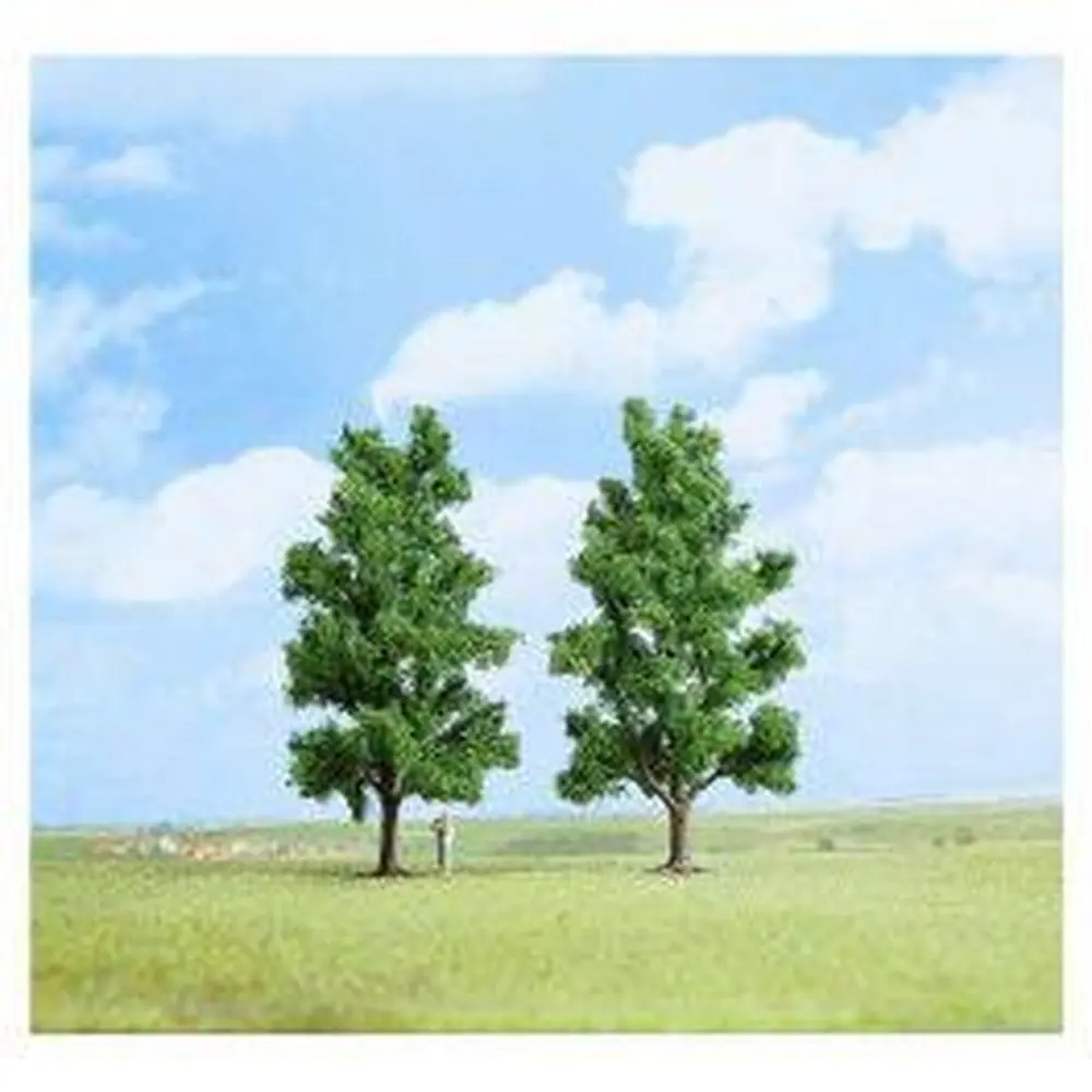 Lot de 2 Hêtres - Hauteur 150mm - Busch 6959 - HO : 1/87