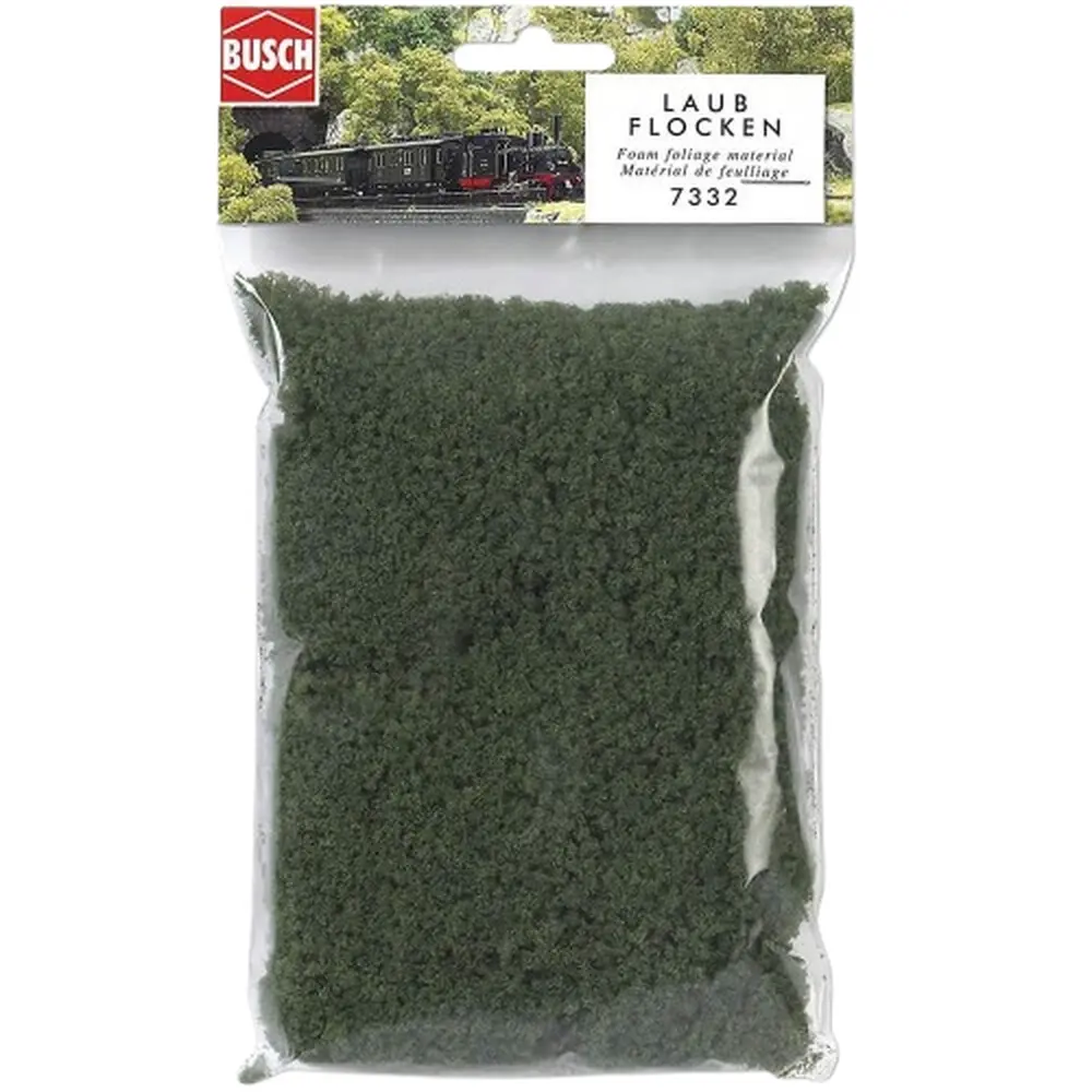 Sachet de Flocons de Mousse - 500 Grammes - Busch 7332 - Toutes Echelles