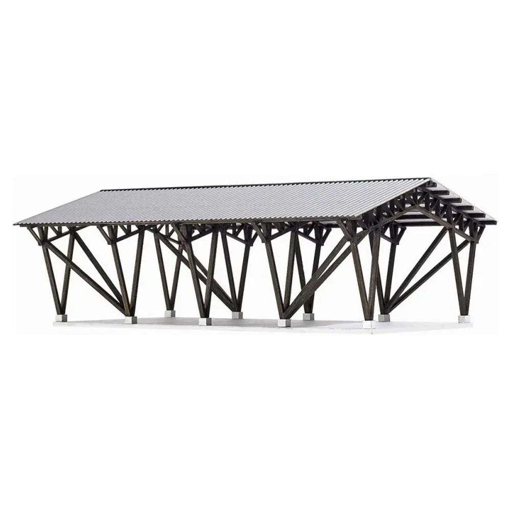 Hangar unifié - BUSCH 1418 - HO 1/87