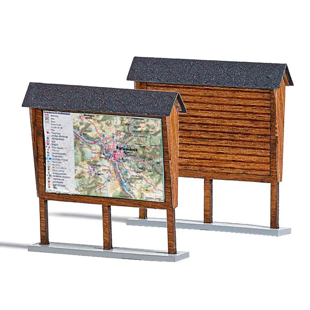 2 Panneaux indicateurs - Busch 1495 - HO 1/87