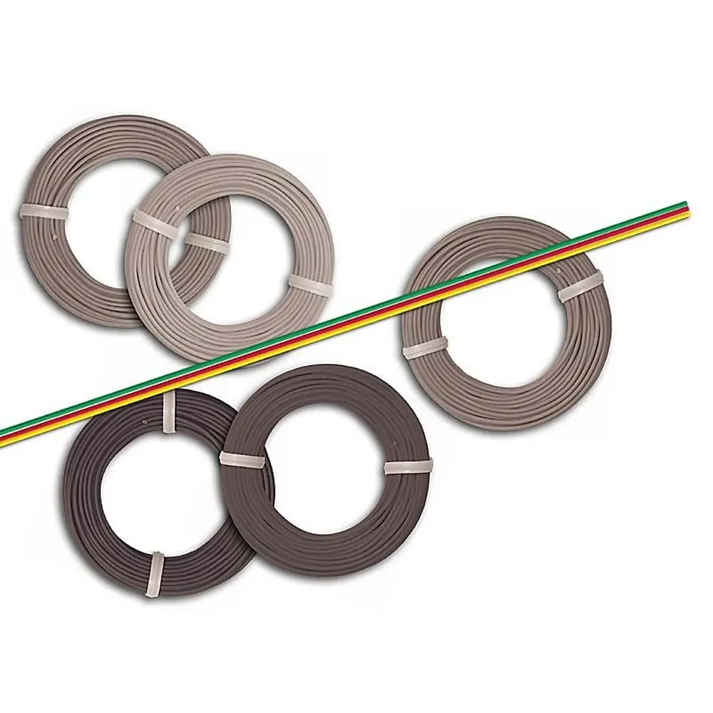 Câble ruban 3 couleurs vert rouge jaune - Busch 1782 - Universelle