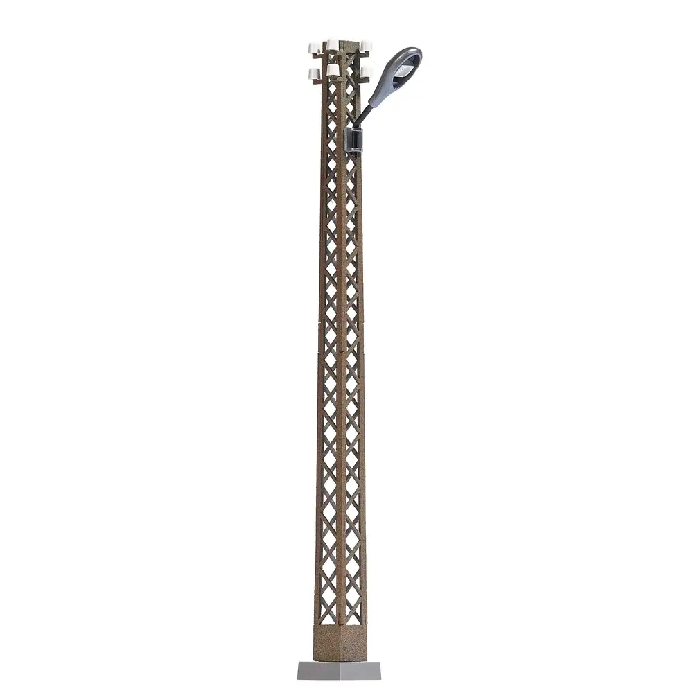 Lampadaire sur Pylône pour Rail - BUSCH 4171 - HO : 1/87