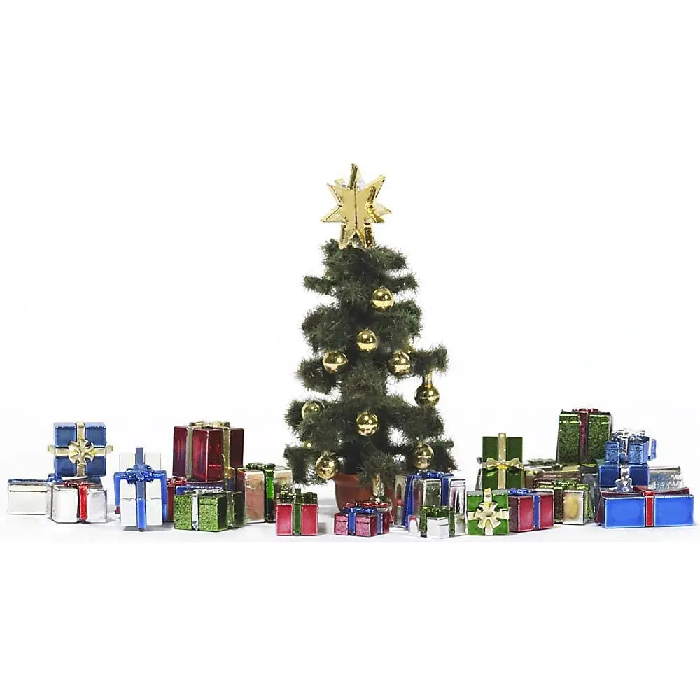 Sapin et Cadeaux de Noël - Busch 1140 - HO : 1/87