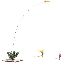 Un père et son fils pilotant un avion radiocommandé - BUSCH 5487 - HO 1/87