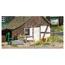 Ensemble de 5 animaux & accessoires pour chats - Busch 7921 - HO 1/87