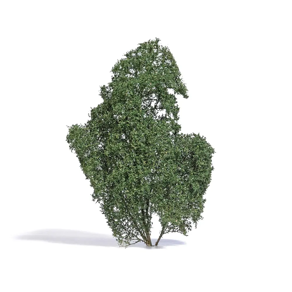 Arbre de saison estivale muni de feuilles vertes foncées Busch 3588 - HO 1/87 - O 1/43