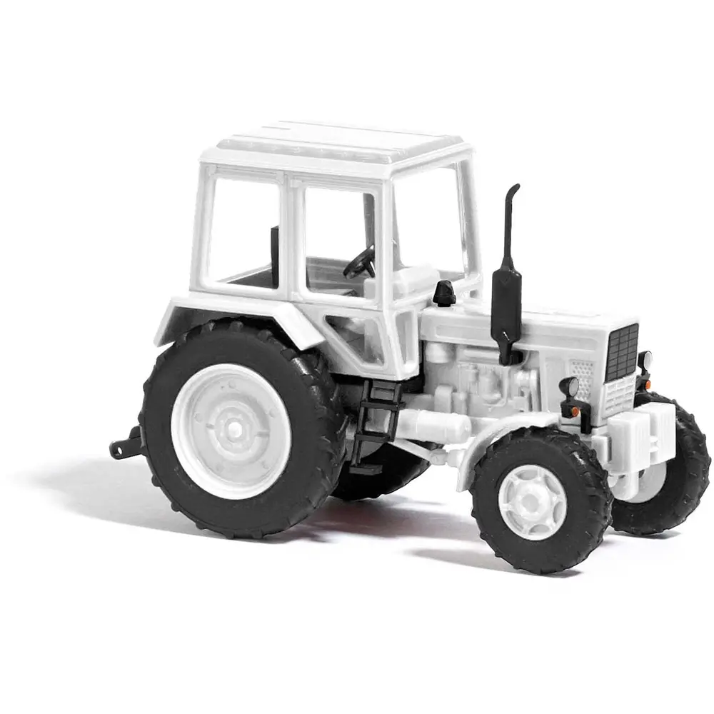 Tracteur en Kit Busch 60262 Belarus "MTS 82" - HO 1/87 - livrée blanche