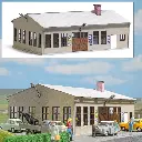 Atelier de réparation auto BUSH 1918 - HO 1/87 Dimension 175 x 122 x 76 mm