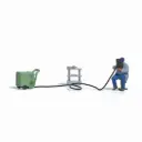 Soudeur + Machine à Souder Electrique - Busch 7810 - HO 1/87