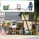 Soudeur + Machine à Souder Electrique - Busch 7810 - HO 1/87