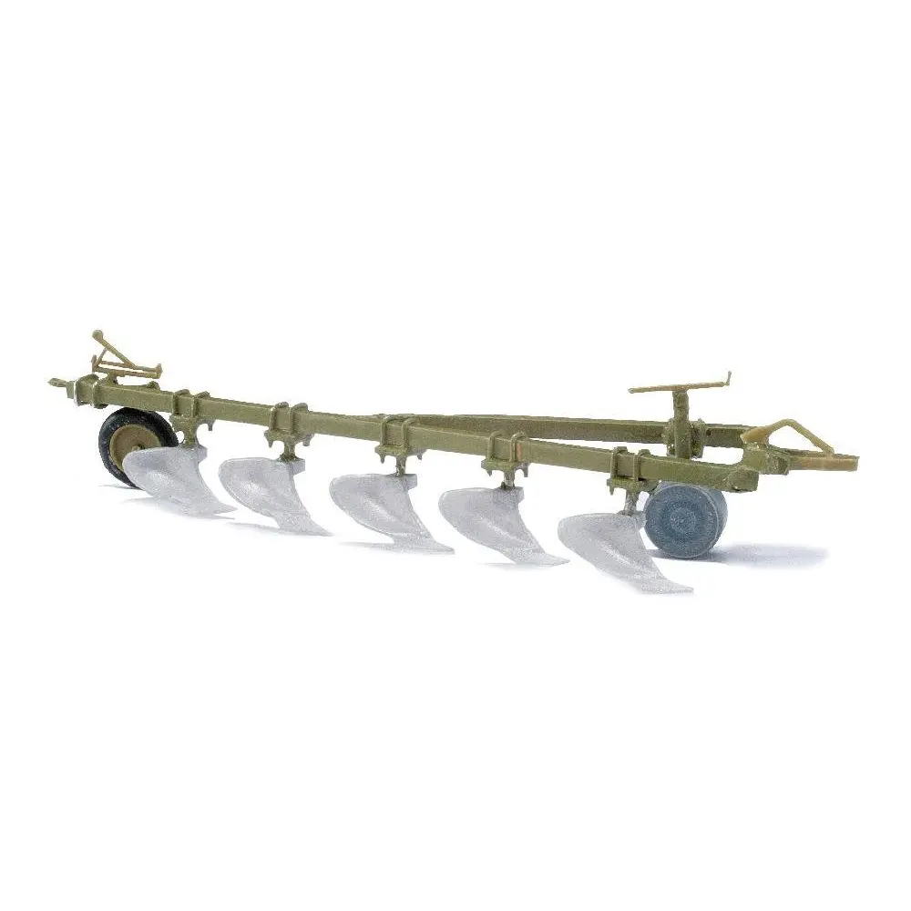 Charrue semi-portée Progress B200, couleur vert BUSCH 42850 - HO 1/87