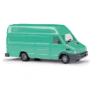 Véhicule Fourgon Iveco - Vert turquoise - BUSCH 89115 - HO 1/87
