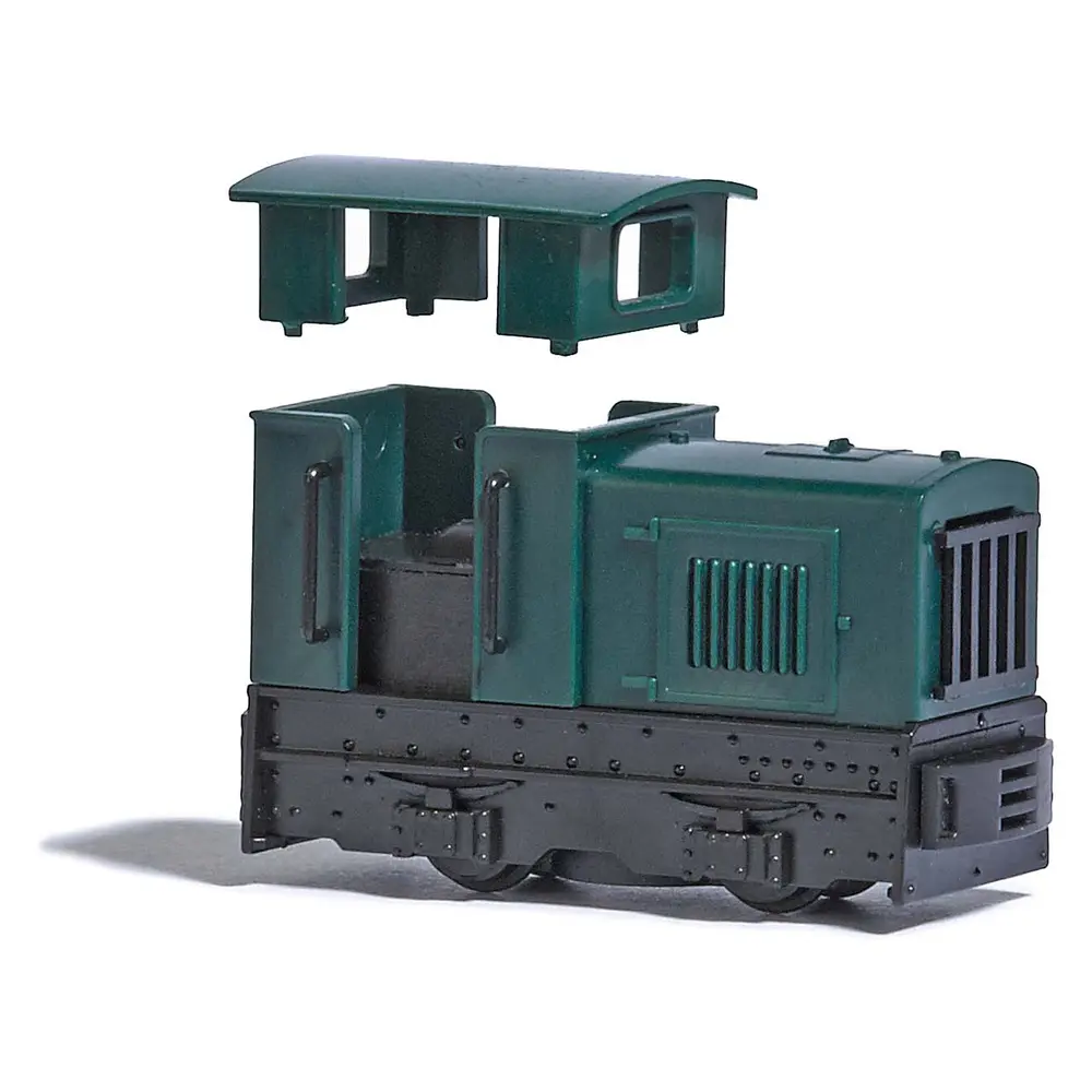 Locomotive diesel modèle sur pied Gmeinder 15/18 - Busch 12400