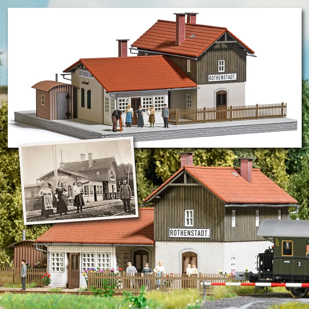 Gare de Rothenstadt - Busch 1951 - HO 1/87