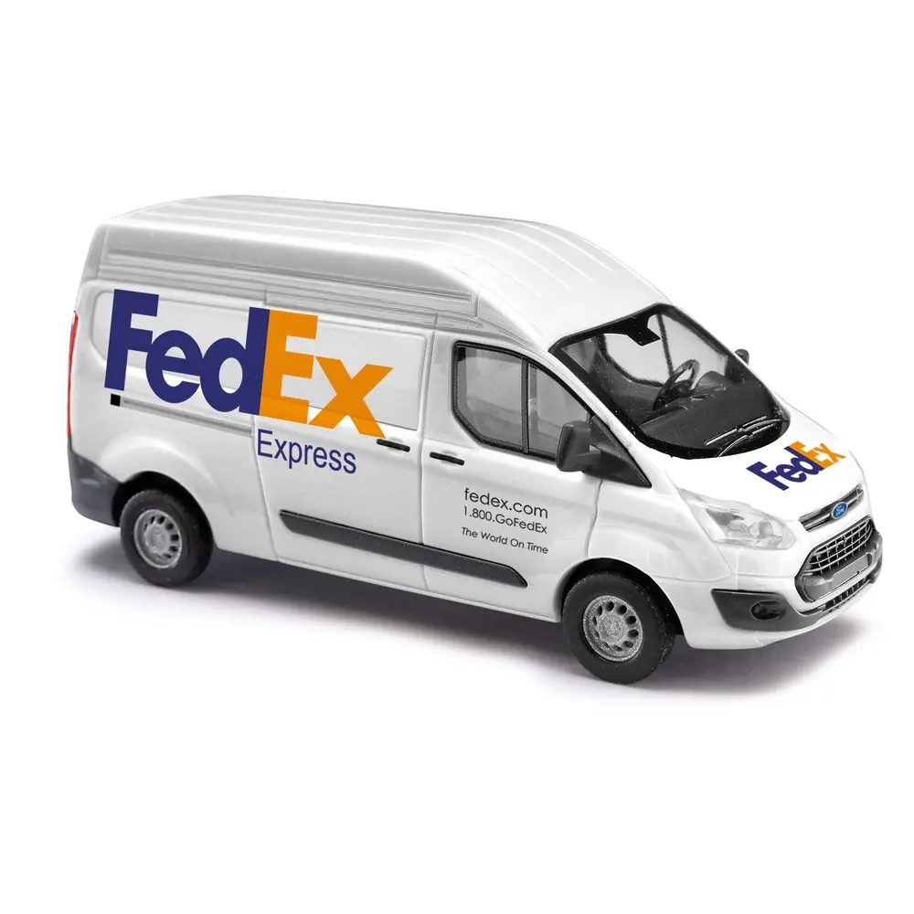 Ford Transit Custom - FedEx - Busch 52516 - HO 1/87