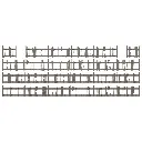Vieille Palissage - Busch 1011 - HO : 1/87